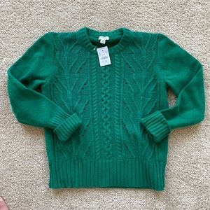 J.Crew Cable Knit Sweater NWT!